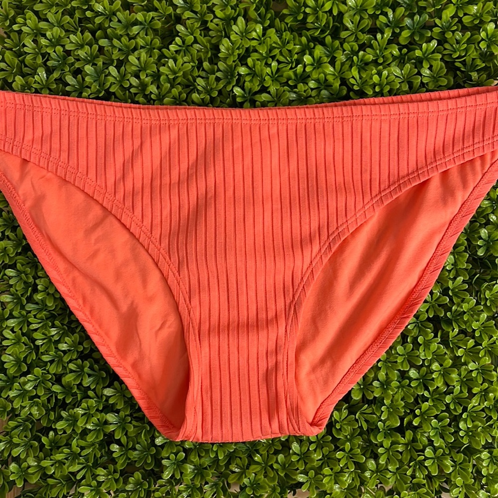 🔥 SALE Coral Orange Bikini Bottoms | Size XL 12-14